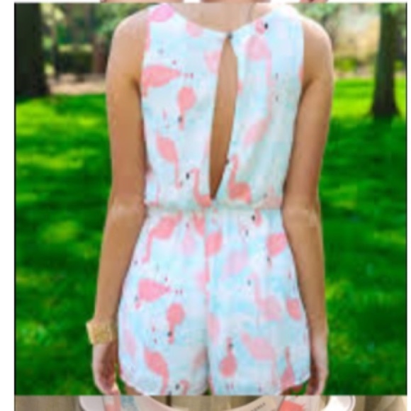 Every Flamingo Romper - Picture 4 of 4